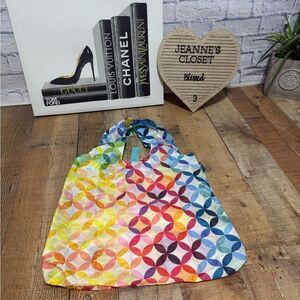 ERIN CONDREN Multicolor Foldable Reusable Tote Bag WMNS One Size